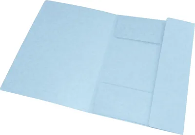 Obrázok produktu pre Rohový spis Top File+ A4 3 chlopne pastelovo modrý balenie 10 ks