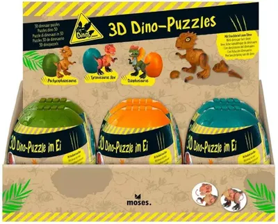 Obrázek produktu pro 3D puzzle MOSES s dinosaurem ve vejci
