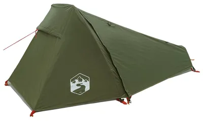 Obrázok produktu pre vidaXL Tunelový stan, olivovo zelený, 215 x 100 x 90 cm, polyester a oceľ