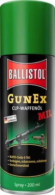 Produktbild von BALLISTOL Spezial-Waffenöl GunEx MIL, 200 ml