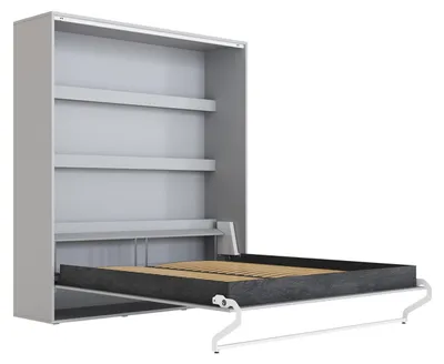Produktbild von Schrankbett 180x200 Vertikal M3 Tiefe 55cm Perlgrau