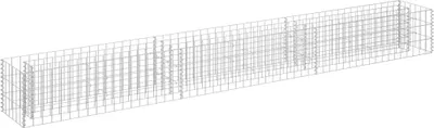 Produktbild von vidaXL Gabionen-Hochbeet Verzinkter Stahl 270 x 30 x 30 cm
