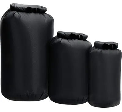 Produktbild von Omgoods – Wasserdichte Trockensäcke, Set mit 3 Stück – 8 Liter, 40 Liter und 70 Liter