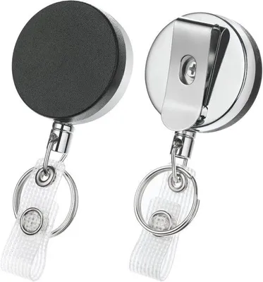 Produktbild von Badgehalter - Langlebig und Verlustfest - Ausziehbares Seil bis 70 cm