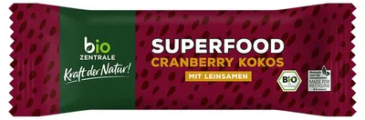 Image de Barresuperfood cranberry coco