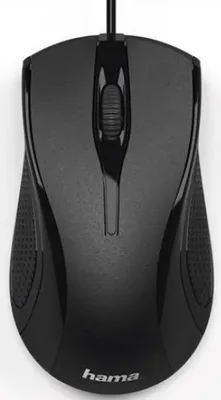 Obrázek produktu pro Hama MC-200, Pro praváky, Optický, USB Typ-A, 1000 DPI, Černá