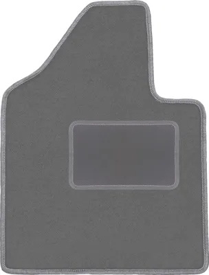 Produktbild von Fahrerfußmatte Velours graphit passend für Suzuki Samurai (1981-1998, Feld) – mit Befestigungen – passgenau