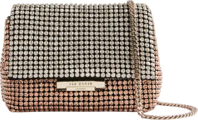 Produktbild von Ted Baker Umhängetasche Abendtasche Gliters Crystal Mini Crossbody Bag Gold - Col silberfarben