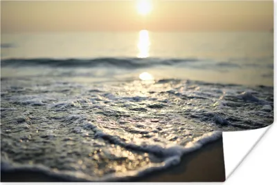 Produktbild von MuchoWow® Poster Meer - Sonne - Strand 120x80 cm - Bilder