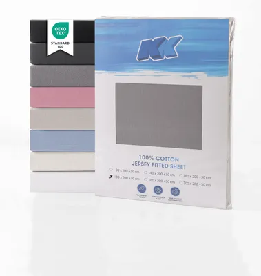 Produktbild von Jersey Spannbettlaken Baumwolle 100x200+30 cm, diverse Farben