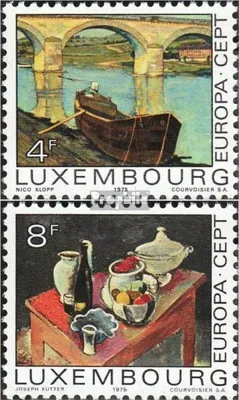 Produktbild von Briefmarken Luxemburg 1975 Mi 904-905 (kompl.Ausg.) postfrisch Gemälde