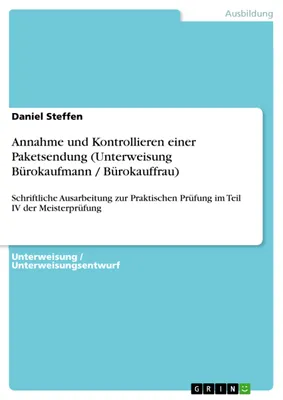 Image de Annahme und Kontrollieren einer Paketsendung (Unterweisung Bürokaufmann / Bürokauffrau)