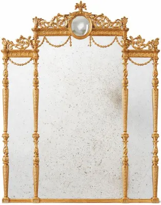 Produktbild von Casa Padrino Luxus Barock Spiegel Gold / Antik H. 185 cm - Barock Möbel -  Italy