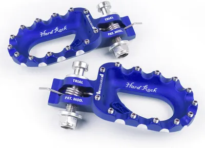 Produktbild von S3 Hard Rock Fußrasten Aluminium blau