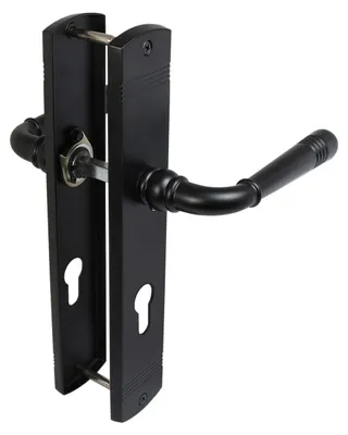 Produktbild von Türbeschlag 2315 Helena LS PZ Schwarz Türklinke