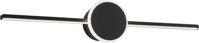 Zdjęcie produktu dla Kinkiet Łazienkowy Led Round Black 60Cm App849-1W