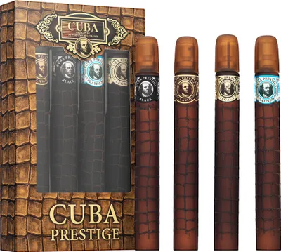 Immagine prodotto di Cuba Prestige set Classic eau de toilette 35ml + Black eau de toilette 35ml + Platinum eau de toilette 35ml + Legacy eau de toilette 35ml