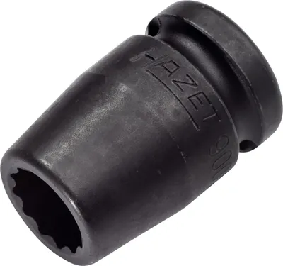 Produktbild von Hazet Schlag-Maschinenschrauber Steckschlüsseleinsatz 900SZ-13, 1/2 (12,5 mm) Vierkant hohl, Außen Doppelsechskant-Tractionsprofil, SW 13 mm