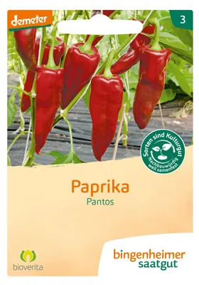 Zdjęcie produktu dla Bingenheimer Saatgut - Papryka Pantos - 0,1 g