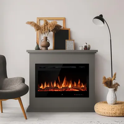 Produktbild von Noble Flame FERRARA [Elektro Standkamin]: Quarzgrau