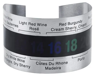 Digital-Thermometer aus Edelstahl für Wein, Bier & Whisky