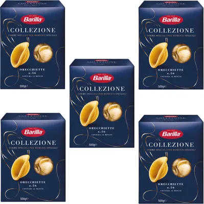 Image de Barilla La Collezione Orecchiette Pugliesi pâtes 500g paquet de 5