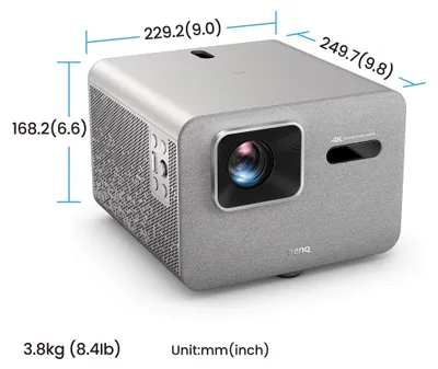 Immagine prodotto di BenQ TK705STi Proiettore a corto raggio 3000 ANSI lumen DLP UHD 4K (3840x2160) Grigio