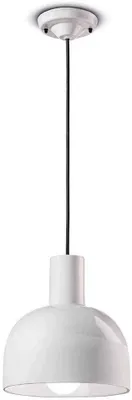 Obrázek produktu pro Závěsné svítidlo Ferroluce Caxixi Ø 22,5 cm bílé kulaté