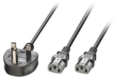 Produktbild von Lindy 30371, 2,5 m, 2 x C13-Koppler