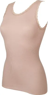 Immagine prodotto di Camiciola canottiera RAGNO donna spalla larga con pizzo cachemirette leggera e calda articolo DC20A1, 2 - SECONDA, Modal 88%,Spandex 2%,Cashmere 10%
