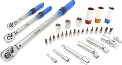 Productafbeelding van Sada professionele momentsleutels, 5 - 220 Nm, 32 stuks, HBM Machines, Nederland