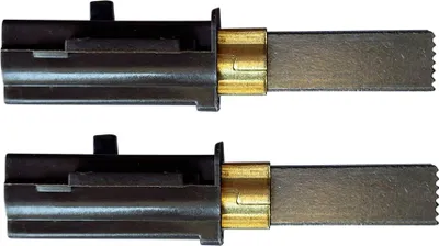 Produktbild von 2x Kohlebürsten für Staubsauger Amatek 101720,  103243,  103329,  105773,  F/119347,  119347,  PV-101720
