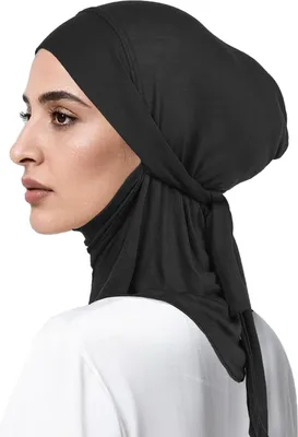 Produktbild von INF Vielseitiges Polyester Kopftuch Mütze - Sonnenschutz, Wärme und Stil Schwarz