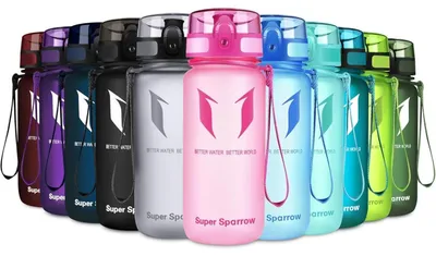 Produktbild von Trinkflasche Tritan BPA-frei 350ml Rosa