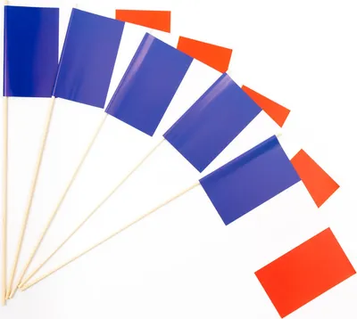 Produktbild von Papierfähnchen Frankreich 50 Stück