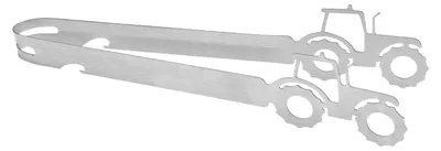 Produktbild von Grillzange aus Edelstahl, 30 cm – Küchenzange für Grill und Grillzubehör