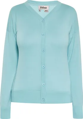 Produktbild von SIDONA damen strickjacke - wasser, XXL