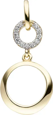 Produktbild von JOBO Anhänger 375 Gold Gelbgold 11 Zirkonia Goldanhänger