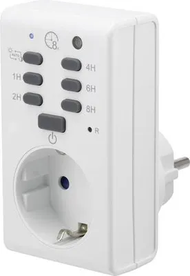 Produktbild von Renkforce Steckdosen-Timer analog Tagesprogramm 1289333 1800 W IP20 Dämmerungsfunktion, Countdown-Funktion (1289333)