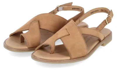 Produktbild von Paul Green Damen Sandalen Braun Rauleder Größe: 37,5