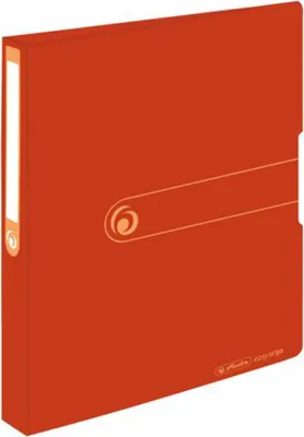 Image de Herlitz Ringbuch Recycling A4 PP 2 anneaux 3,8 cm easy orga to go Orange