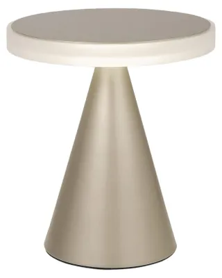 Immagine prodotto di Lampada da tavolo Neutra LED 12W 1260lm 3000K struttura in metallo e metacrilato colore Oro opaco IP20 - Illuminazione d'interni di design