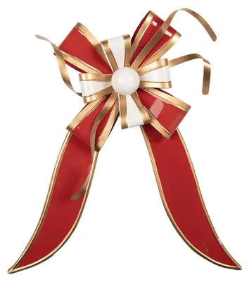 Produktbild von Clayre & Eef Weihnachtsdekorationsfigur 30x6x38 cm Rot Metall