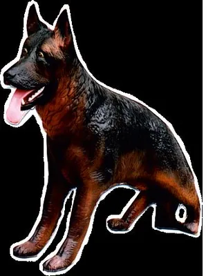 Image de Design Schäferhund Figur Statue Skulptur Figuren Skulpturen Dekoration 3043