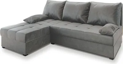 Produktbild von Masseno Ecksofa RITA mit Schlaffunktion L-Form, Sofa mit Bettkasten, Wohnzimmersofa, Couch, Soffa, Bettsofa, Couchgarnitur- Hellgrau, PAROS 05
