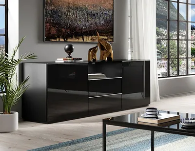 Image de Buffet « Helio » 180 cm, 2 portes, couleur au choix