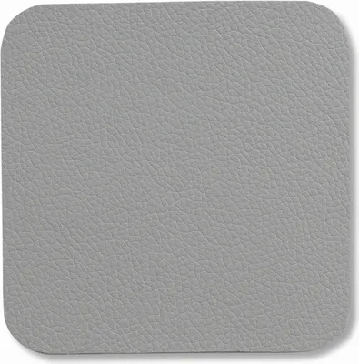 Produktbild von KELA Untersetzer KIMARA 4er Set Kunstleder grau KL-12091