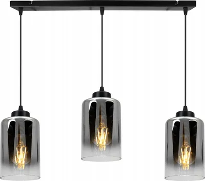 Image de Suspension moderne et élégante avec abat-jour en verre