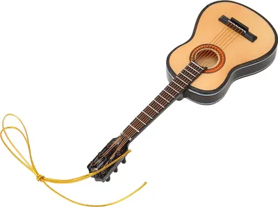Obrázok produktu pre Model gitary, miniatúrny model gitary, gitarový ornament, drevený gitarový ornament, drevená gitarová dekorácia, model hudobného nástroja