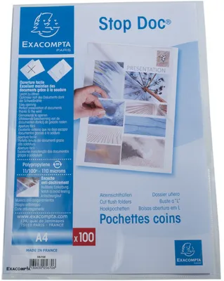 Productafbeelding van EXACOMPTA Transparante map, DIN A4, PP 0,11 mm, helder